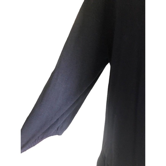 FREE W/PURCH Michael Michael Kors Oversized Half Sleeve Cardigan Sweater Navy XS - Picture 3 of 8